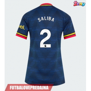 Lacne Ženy Futbalové dres Arsenal William Saliba #2 2026-27 Krátky Rukáv - Preč